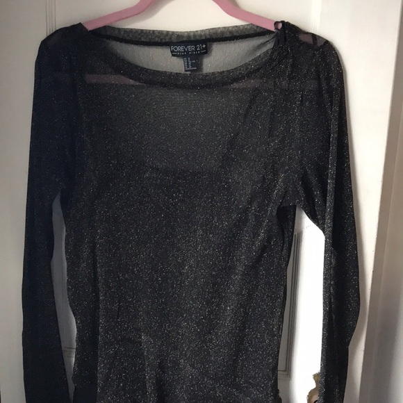 sheer long sleeve camisole